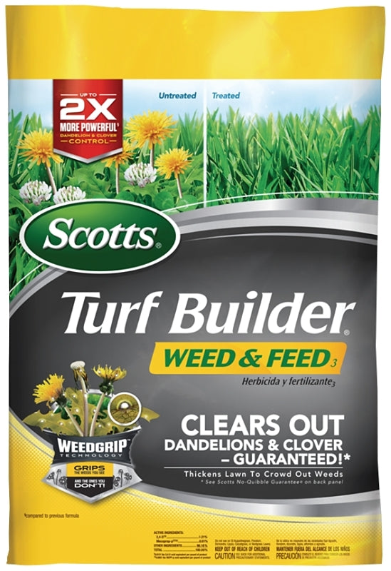Scotts Turf Builder 25040 Weed and Feed Fertilizer, 33.95 lb Bag, Granular