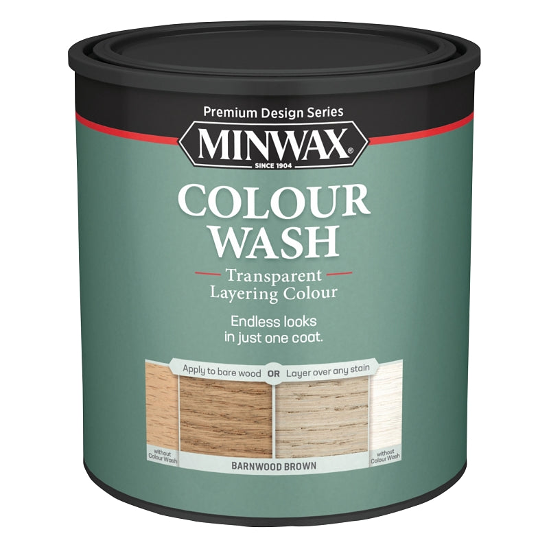 Minwax CM4011400 Wood Stain, Barnwood Brown, 1 qt