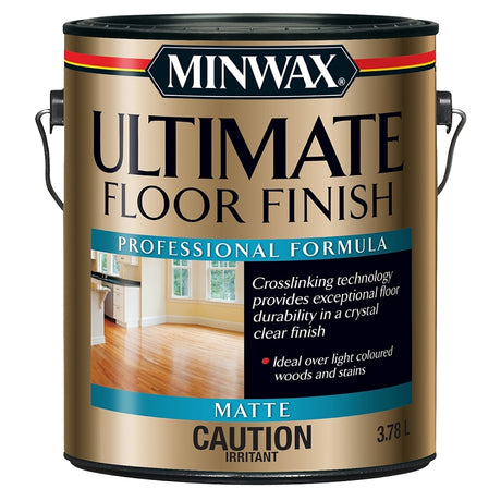 Minwax CM1310400 Ultimate Floor Finish, Matte, Clear, 1 gal, Pack of 2