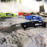 Accusharp 801LBKS Lockback Knife, 3 in L Blade, Pack of 18