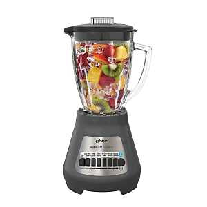 Oster Classic Series BLSTMEGG00000 Blender, 48 oz Bowl, 700 W, 8-Speed, Glass, Gray, Plastic Bowl