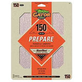 Gator 7264 Premium Sandpaper, 9 in W, 11 in L, 150 Grit, Medium, Latex Backing