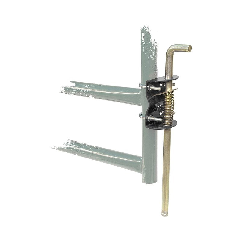 Koch 4076113 Gate Anchor, Powder-Coated, For: 1-3/4 to 2 in OD Round Tube Gates