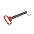 Koch 763986 Hitch Pin, 1-1/8 in Dia Pin, 8-1/2 in L Usable, 5 Grade, High Carbon Steel, Powder-Coated