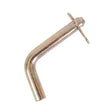 Koch 4019213 Bent Hitch Pin, 2 Hitch, 1/2 in Dia Pin, 3 in OAL, Zinc