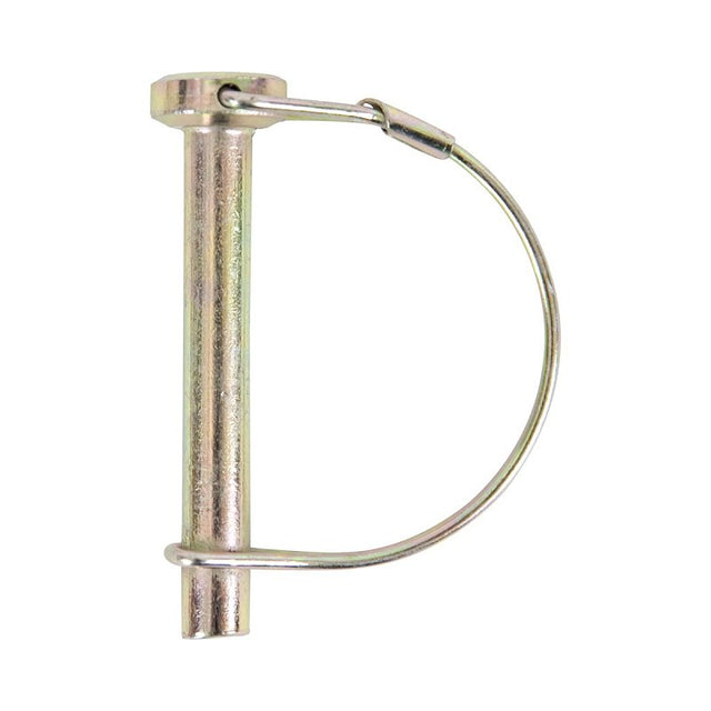 Koch 4021631 Round PTO Locking Pin, 3/8 in Dia Pin, 2-1/4 in OAL, Zinc