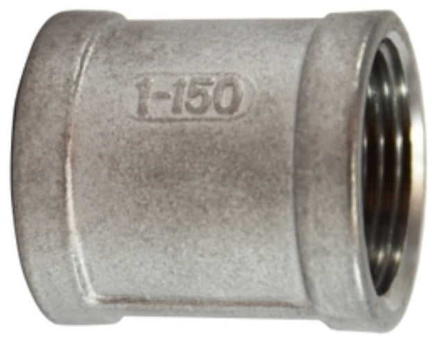 Midland Industries 62417BAG Pipe Coupling, 1-1/2 in, Stainless Steel, 300 psi Pressure