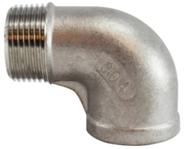 Midland Industries 62166BAG Pipe Street Elbow, 1-1/4 in, 90 deg Angle, Stainless Steel, 300 psi Pressure