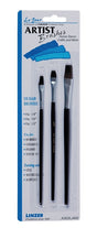 Linzer A353 Artist Paint Brush Set, Ox Hair Brush, Wood Handle