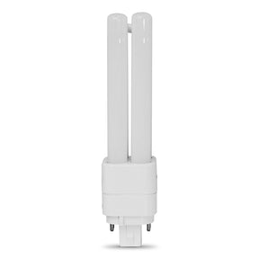 Feit Electric BPPLD18E827LEDG2HDRP LED Bulb, Double Twin Tube, PL Lamp, 18 W Equivalent, G24Q-2 Lamp Base