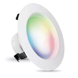 Feit Electric LEDR4/RGBW/AG Retrofit LED Downlight, 8 W, 120 V, LED Lamp, Aluminum, White