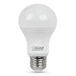 Feit Electric A800850/10KLED/MP/24 LED Bulb, General-Purpose, A19 Lamp, 60 W Equivalent, E26 Medium Lamp Base, White
