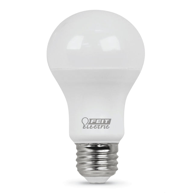 Feit Electric A800850/10KLED/MP/24 LED Bulb, General-Purpose, A19 Lamp, 60 W Equivalent, E26 Medium Lamp Base, White