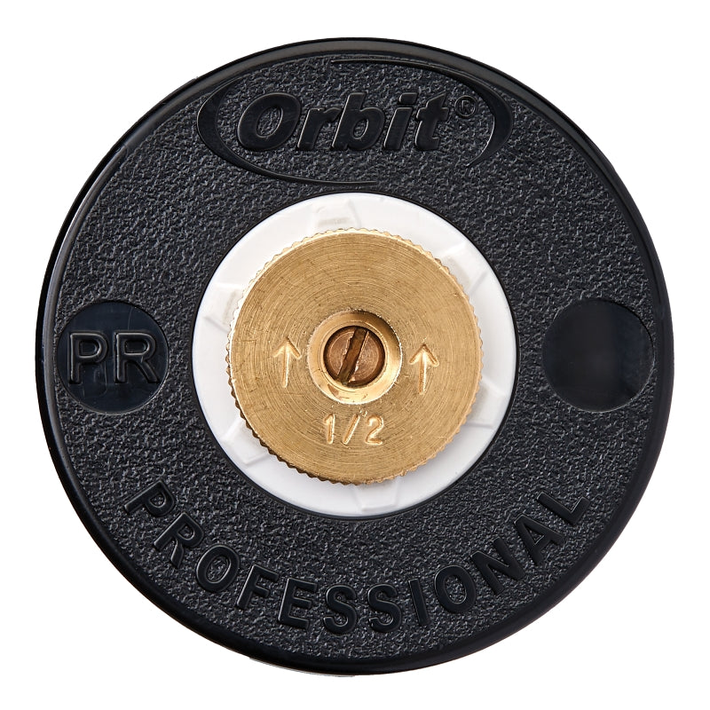 Orbit 80358 Spray Head Sprinkler, 1/2 in Connection, Female, 3 in H Pop-Up, 10 to 15 ft, 180 deg Nozzle Trajectory