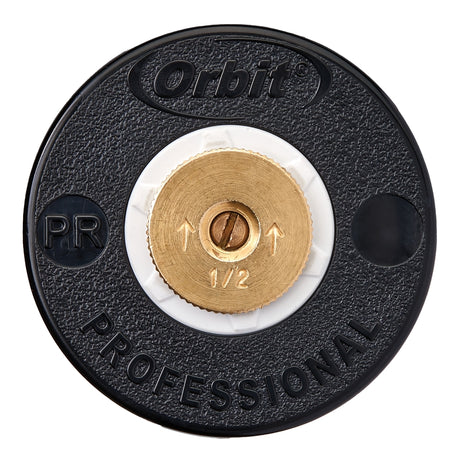 Orbit 80358 Spray Head Sprinkler, 1/2 in Connection, Female, 3 in H Pop-Up, 10 to 15 ft, 180 deg Nozzle Trajectory