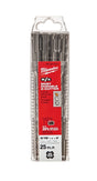 Milwaukee M2 48-20-7511 Drill Bit, 3/16 in Dia, 6 in OAL, Spiral Flute, 4-Flute, SDS Shank
