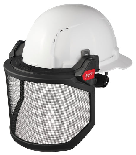 Milwaukee BOLT 48-73-1430 Full Face Shield, 10 in W Visor, 9-1/2 in H Visor, 0.06 in Thick Visor