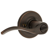 Kwikset 94050-674 Entry Door Lockset, Lever Handle, Venetian Bronze, Zinc, KW1 Keyway, Re-Key Technology: SmartKey
