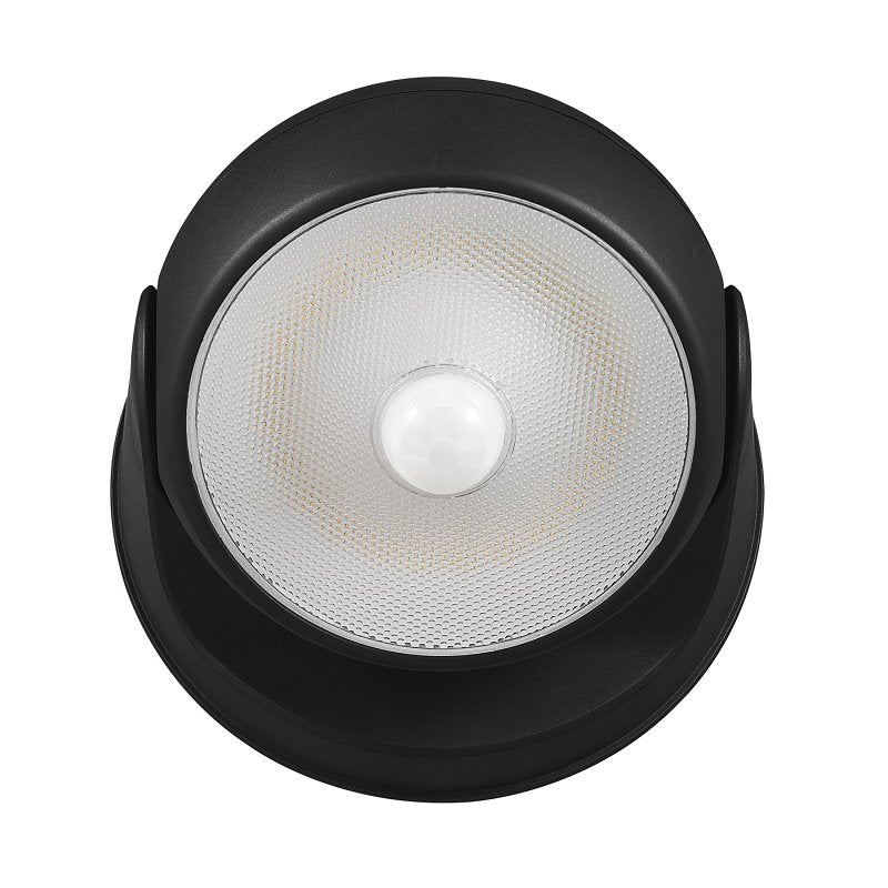 globe 17000183 Security Orb Light, LED Lamp, Daylight, 250 Lumens, 4000 K Color Temp, Black Fixture, Pack of 4