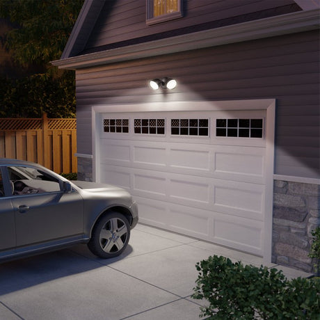 globe 17000186 Security Flood Light, 120 V, 20 W, 1 -Lamp, LED Lamp, Daylight, 1600 Lumens, 4000 K Color Temp