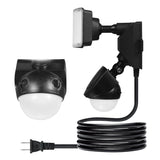 globe 17000198 Security Light, 120 V, 14 W, 1 -Lamp, LED Lamp, Daylight, 1200 Lumens, 4000 K Color Temp, Plastic Fixture