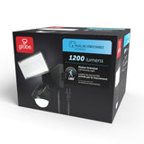 globe 17000198 Security Light, 120 V, 14 W, 1 -Lamp, LED Lamp, Daylight, 1200 Lumens, 4000 K Color Temp, Plastic Fixture
