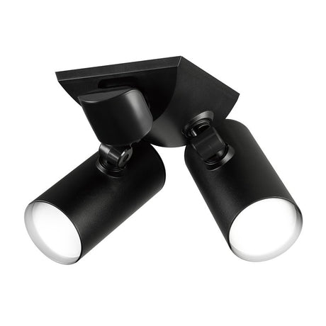 globe 17000205 Architectural Security Light, LED Lamp, Bright White, 2000 Lumens, 4000 K Color Temp, Black Fixture