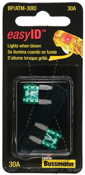 Bussmann BP/ATM-30ID Automotive Fuse, 1 kA Interrupt, 32 VDC, 30 A