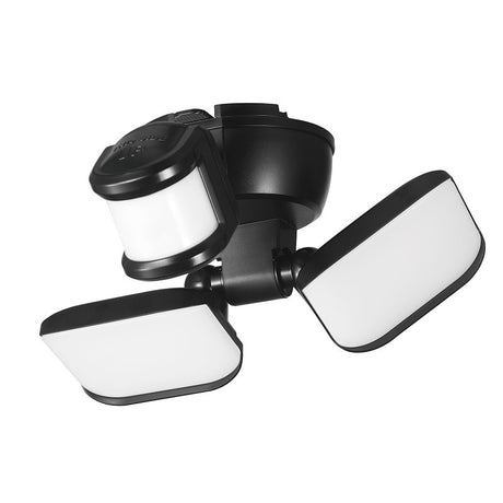 globe 17000208 Security Flood Light, 120 V, 8 W, 1 -Lamp, LED Lamp, Daylight, 600 Lumens, 4000 K Color Temp