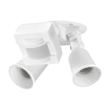 globe 17000269 Security Flood Light, 120 W, White Fixture