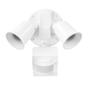 globe 17000269 Security Flood Light, 120 W, White Fixture
