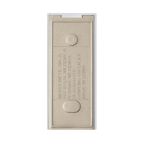 Heath Zenith 18000219 Doorbell Pushbutton, Wireless, Plastic, Silver, Unlighted