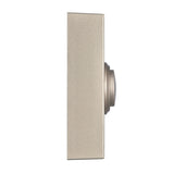 Heath Zenith 18000219 Doorbell Pushbutton, Wireless, Plastic, Silver, Unlighted