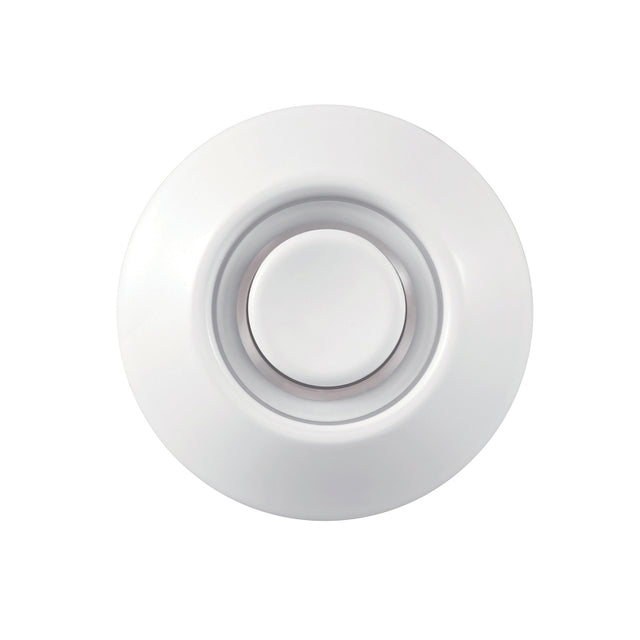 Heath Zenith 18000143 Doorbell Pushbutton, Wired, Metal, White, Lighted