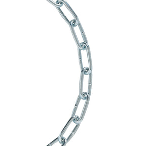 Baron 46186 Straight Link Chain, 2/0, 20 ft L, 520 lb Working Load, Low Carbon Steel