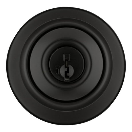 Kwikset 400P-514-SMT-CP-K6 Keyed Entry Door Knob, Matte Black, Metal, KW1, SC1 Keyway, Re-Key Technology: SmartKey