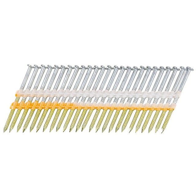 Metabo HPT 20161SHPT Sheathing Nail, 8D, 2-3/8 in L, 10 ga Gauge, Steel, Hot-Dipped Galvanized, Full Round Head