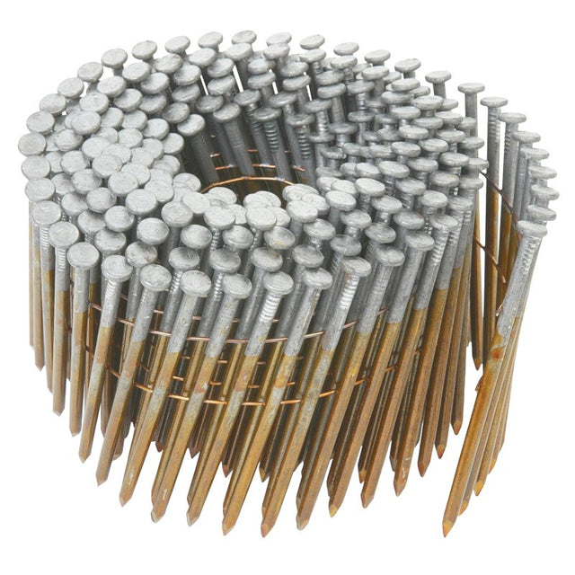Metabo HPT 12213HHPT Framing Nail, 10D, 3 in L, 15 ga Gauge, Steel, Basic Bright, Full Round Head, Smooth Shank