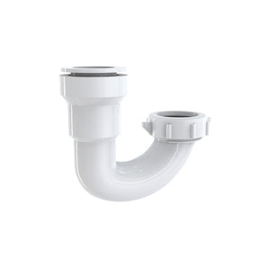 Insta-Plumb 10200IPK J-Bend, 1-1/4 in, Push-To-Connect, Plastic, White