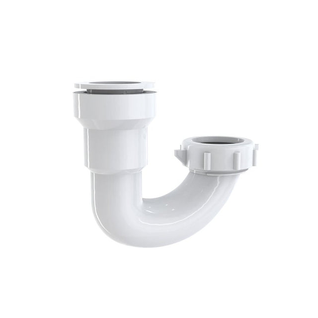 Insta-Plumb 10200IPK J-Bend, 1-1/4 in, Push-To-Connect, Plastic, White