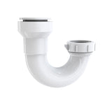 Insta-Plumb 10400IPK J-Bend, 1-1/2 in, Push-To-Connect, Plastic, White