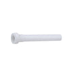Insta-Plumb 40-12IPK Pipe Extension Tube, 1-1/2 in, 12 in L, Push-To-Connect, Plastic, White