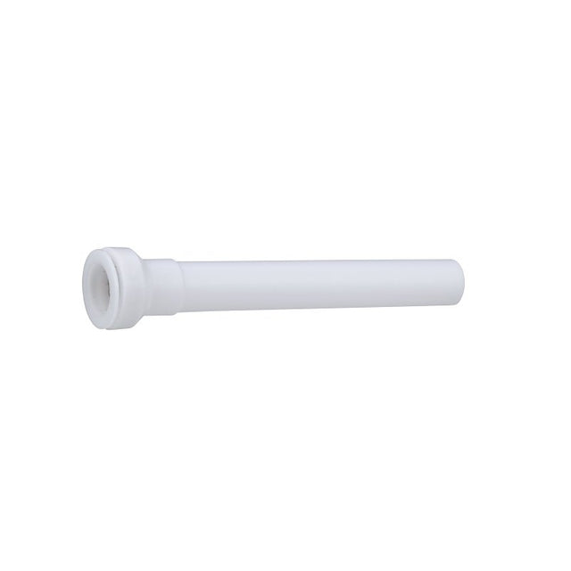 Insta-Plumb 40-12IPK Pipe Extension Tube, 1-1/2 in, 12 in L, Push-To-Connect, Plastic, White
