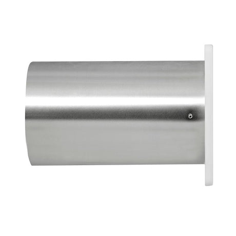 Lambro 361WTP Wall Cap Louvered Vent, 6 in Dia, Plastic, White