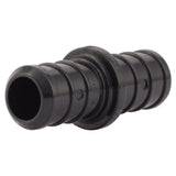 SharkBite UP008A5 Coupling, 1/2 x 1/2 in, Barb, PEX-B, Polymer, Black, 200 psi Pressure