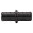 SharkBite UP008A5 Coupling, 1/2 x 1/2 in, Barb, PEX-B, Polymer, Black, 200 psi Pressure
