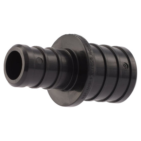 SharkBite UP058A5 Reducing Coupling, 3/4 x 1/2 in, Barb x Crimp, Polymer, 80 to 160 psi, For: PEX and PE-RT Pipes