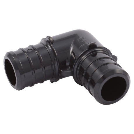 SharkBite UP256A5 Pipe Elbow, 3/4 in, Barb, 90 deg Angle, Polymer, 200 psi Pressure
