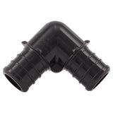 SharkBite UP256A5 Pipe Elbow, 3/4 in, Barb, 90 deg Angle, Polymer, 200 psi Pressure