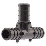 SharkBite UP362A5 Pipe Tee, 1/2 in, Barb, Polymer, Black, 200 psi Pressure, 5/PK